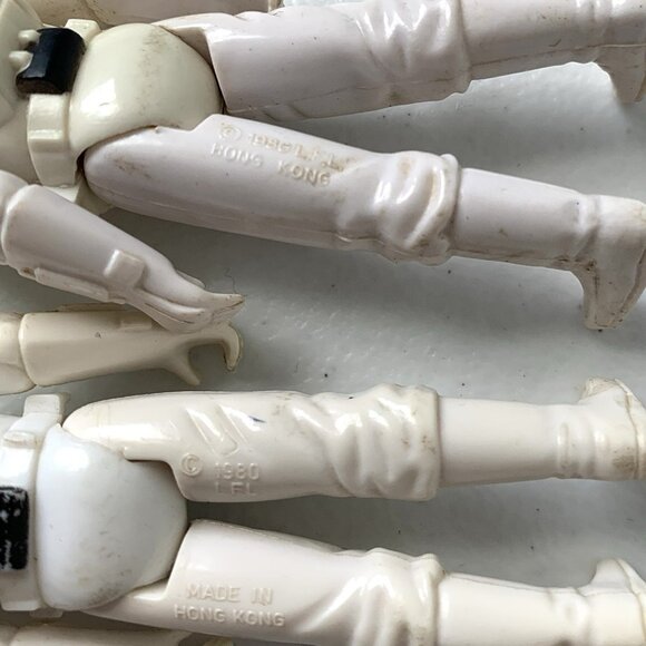 Vintage Star Wars ESB 1980 Kenner Imperial Hoth Snowtroopers (2) w/Weapons - Picture 8 of 10